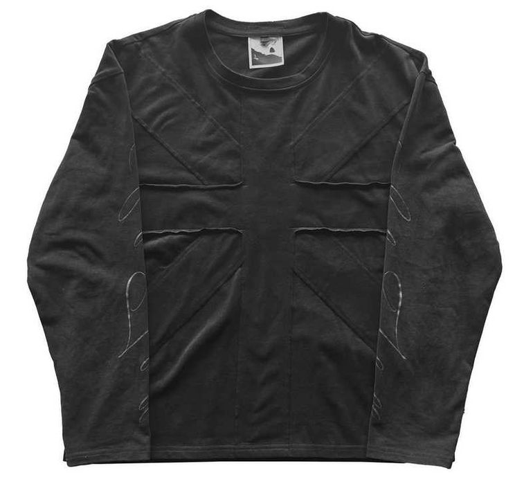 Salem Hills Union Jack Longsleeve White