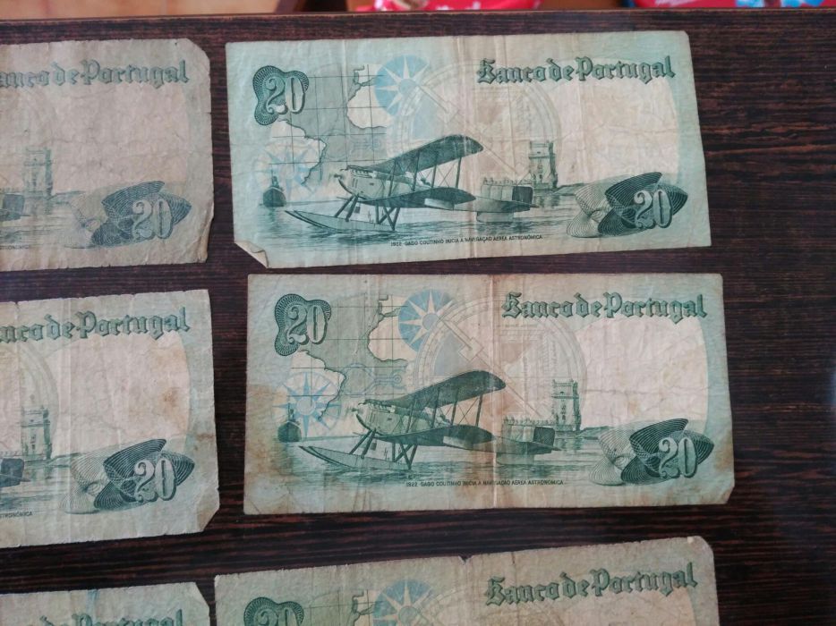 Notas de 20$00 - Oferta dos portes