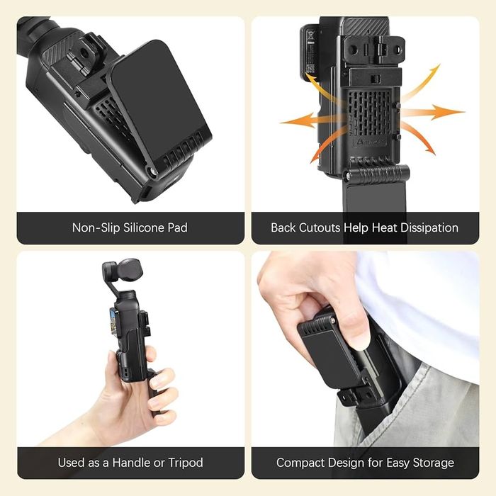 Magnetyczny uchwyt AMAZEAR OP3 do DJI Osmo Pocket 3,