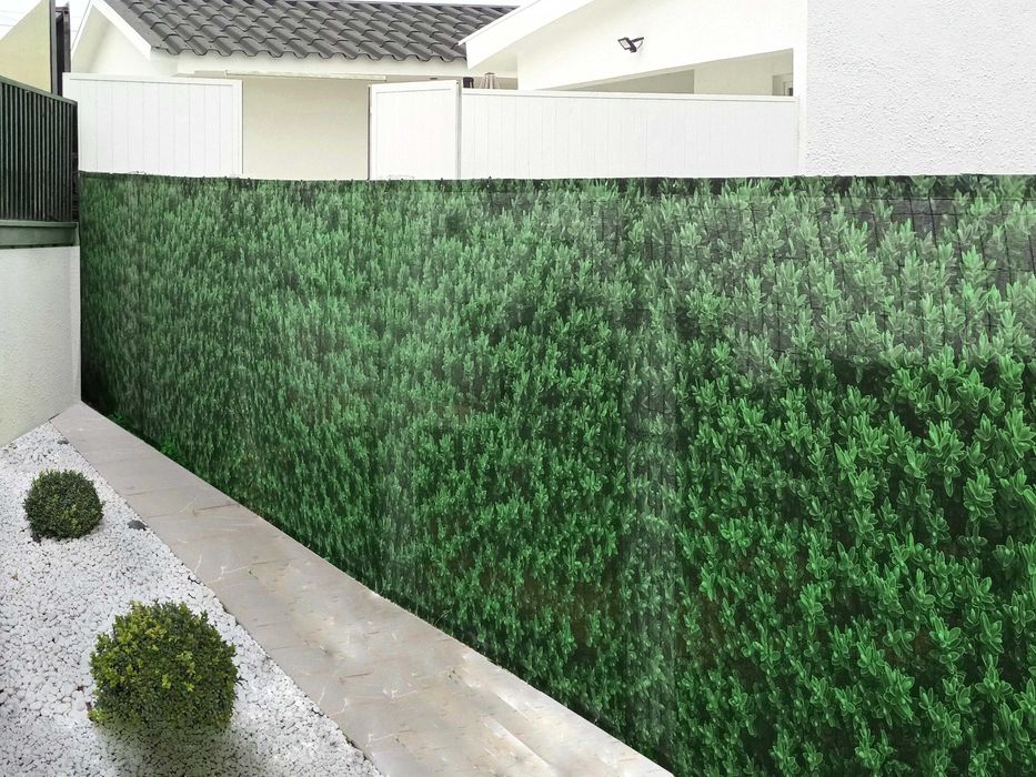 Tela micro perfurada de vedação engana olho imitação sebes