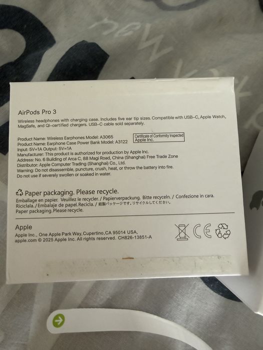 Навушникі Airpods pro 3 apple iphone беспроводные Bluetooth наушники