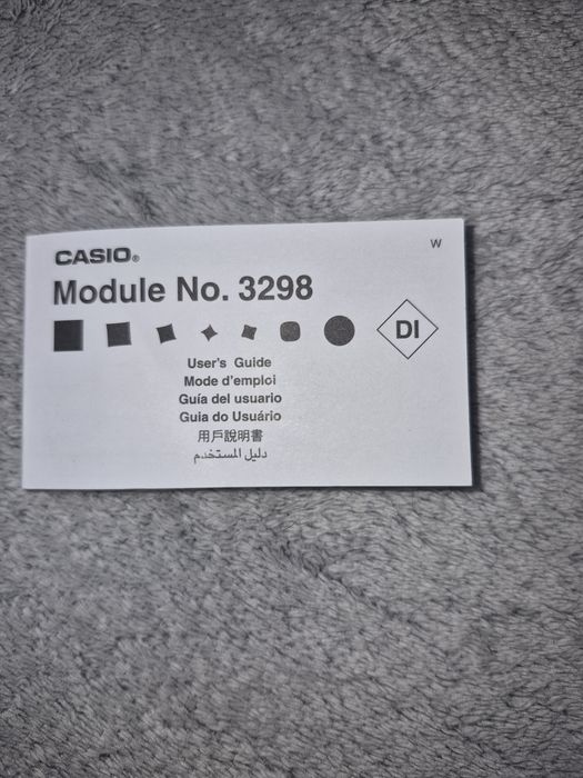 Zegarek na rękę casio, złoty, model 3298