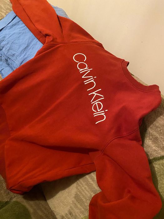 Bluza CALVIN KLEIN 100% bawełna Curried PumpkinL