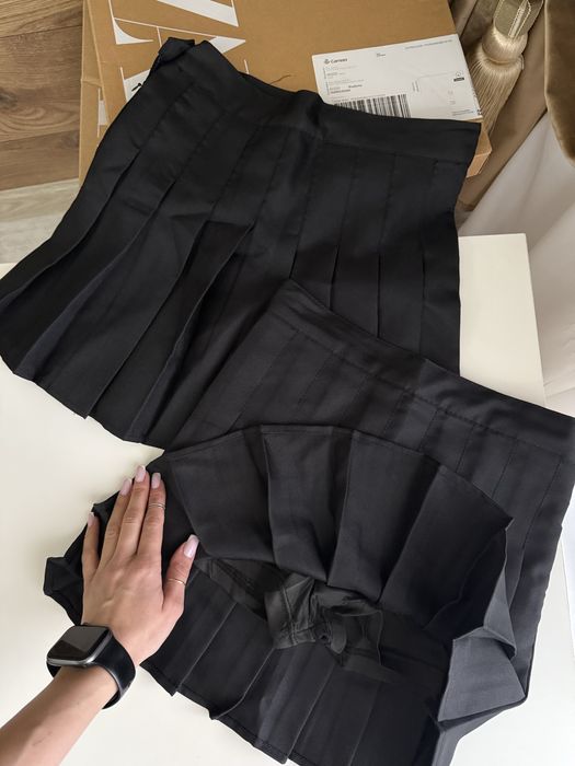 Спідниця теніска з шортиками зі зборками складками теніска хс С