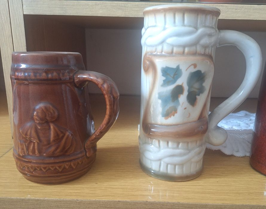 Kufle ceramiczne PRL