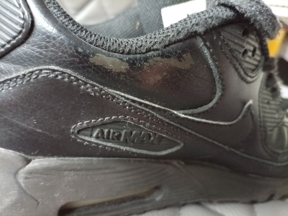 Czarne Nike Air Max 90, rozmiar 38.