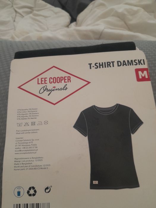 Nowy T-Shirt Damski Lee Cooper roz M