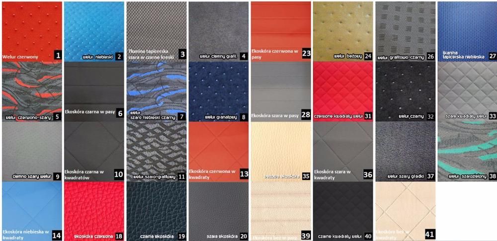 Pokrowce Samochodowe szyte na miarę 250zł WELUR PRODUCENT PPHU ROCO