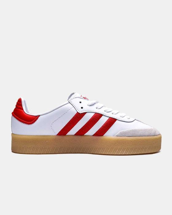 Кросівки Adidas Samba XLG White/Red premium | Кроссовки Адидас жіночі