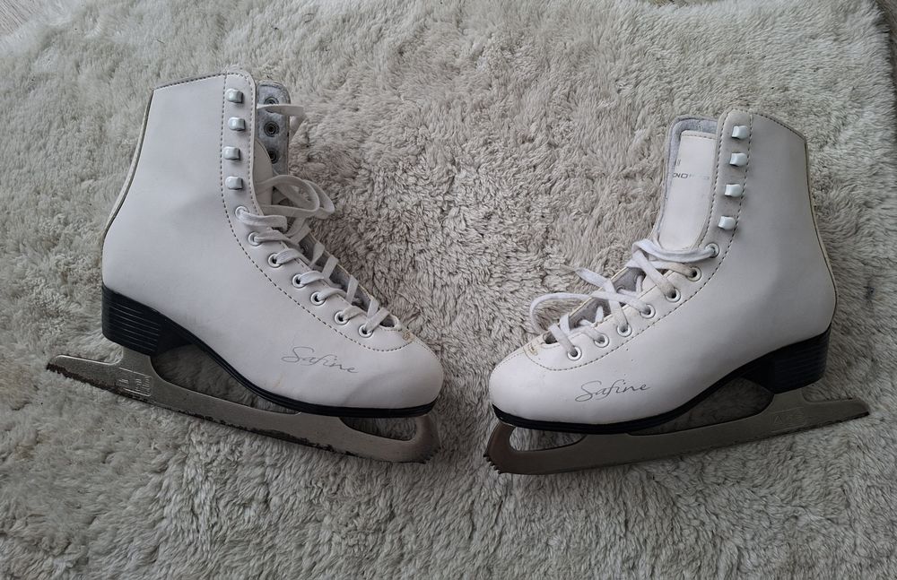 Łyżwy damskie 38 białe