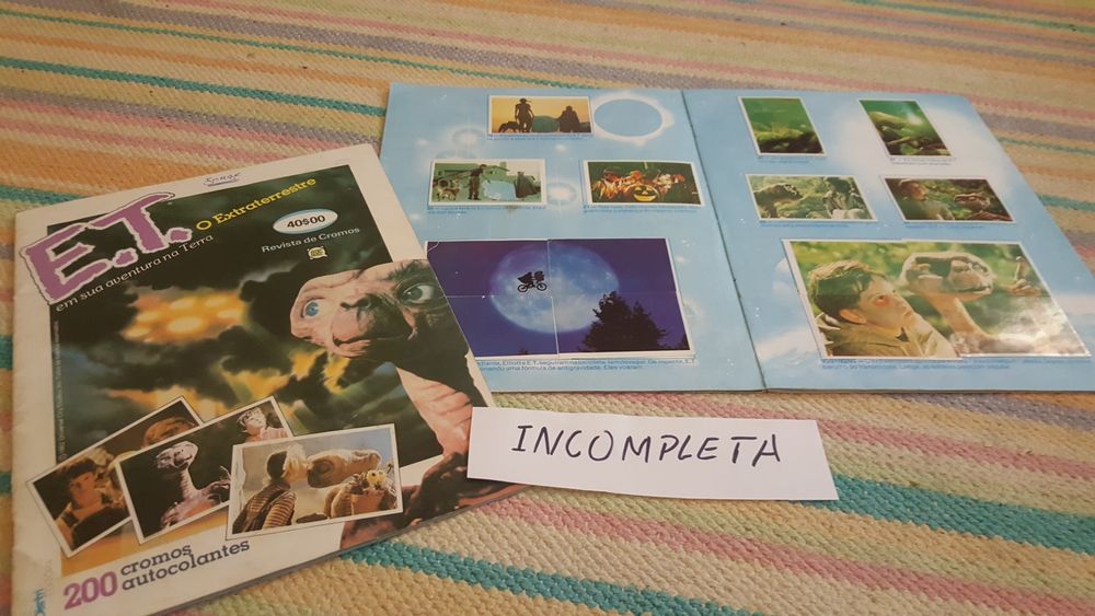 12 cadernetas de cromos anos 80