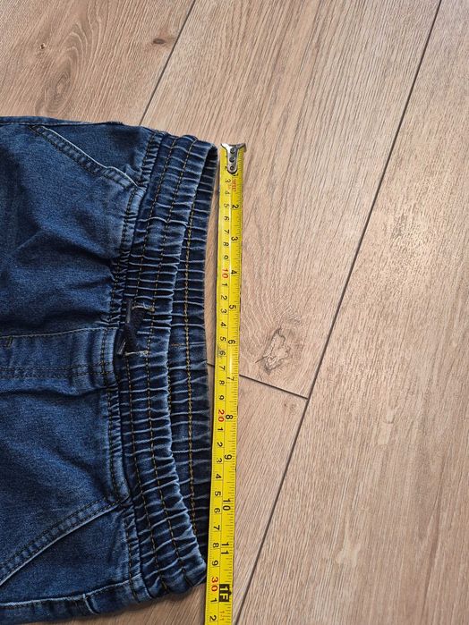 128 Spodnie jeansowe joggery z kieszeniami chłopięce Pepco Little kids