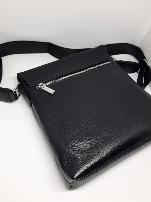 Чоловіча сумка через плече | Мужская сумка кожаная барсетка