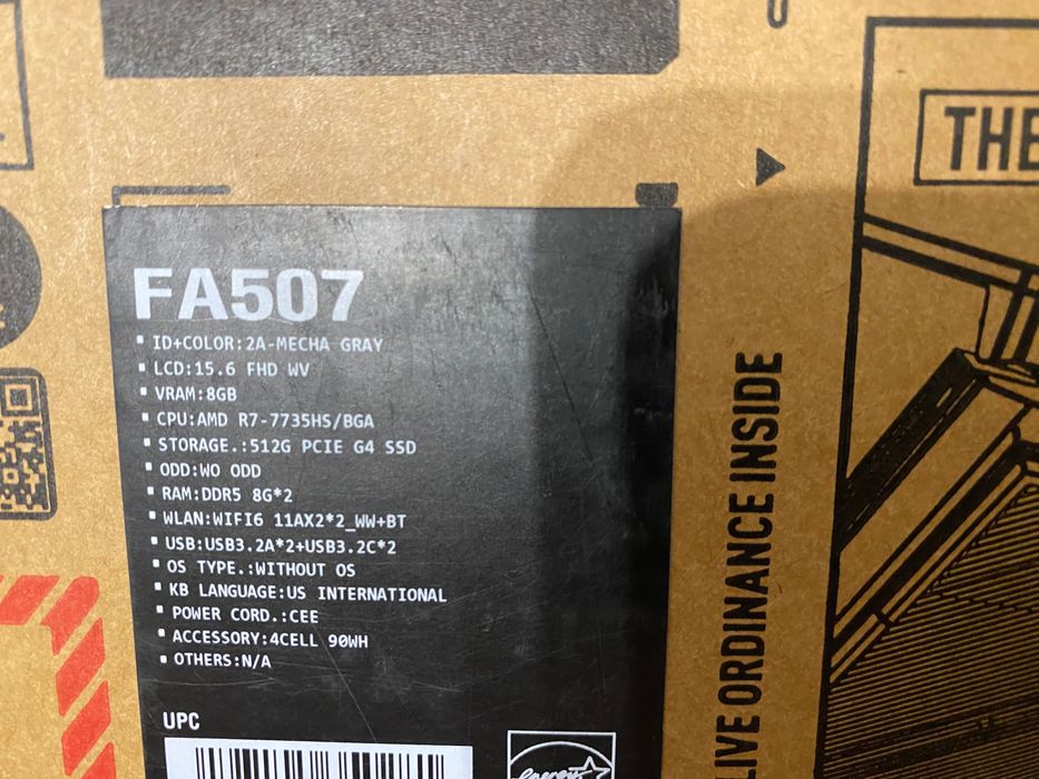 Sprzedam lub zamienię laptop Asus TUF Gaming A15