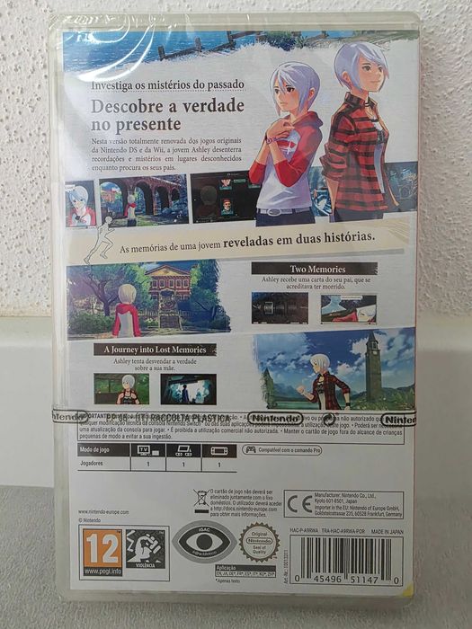 Jogo Another Code Recollection Nintendo Switch