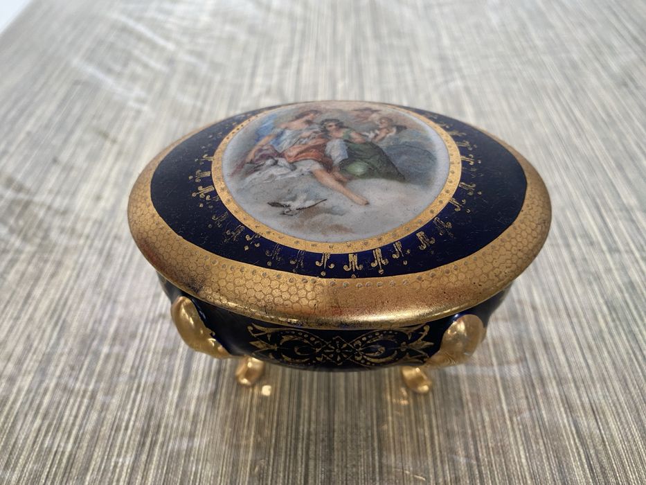 Caixa de porcelana vitage