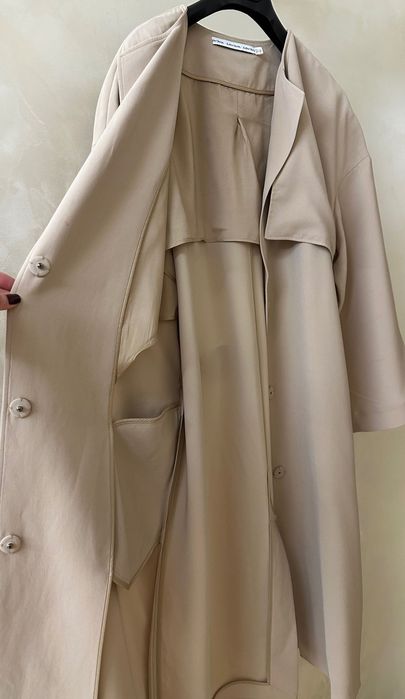 Other Stories бежевий легкий тренч плащ весняний базовий міді довгий L