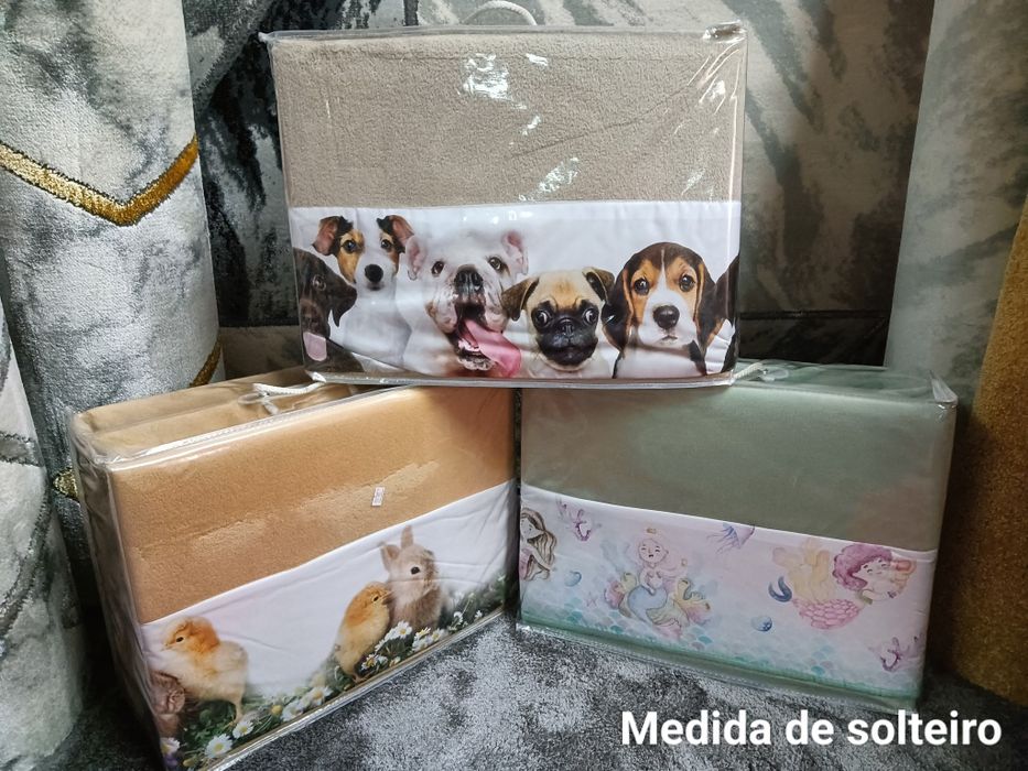 Lençóis de coralina para criança