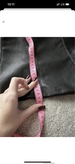 Корсет топ zara s шкіра