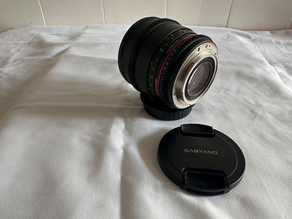 Kit 5 Lentes Cinema Samyang VDSLR + Mala de Transporte (Como Novas)