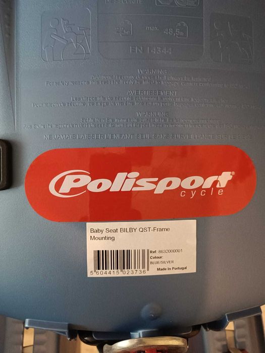 Assento de bicicleta infantil Polisport BILBY QST NOVO