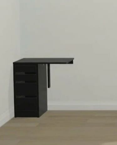 Mesa rebatível + gavetas