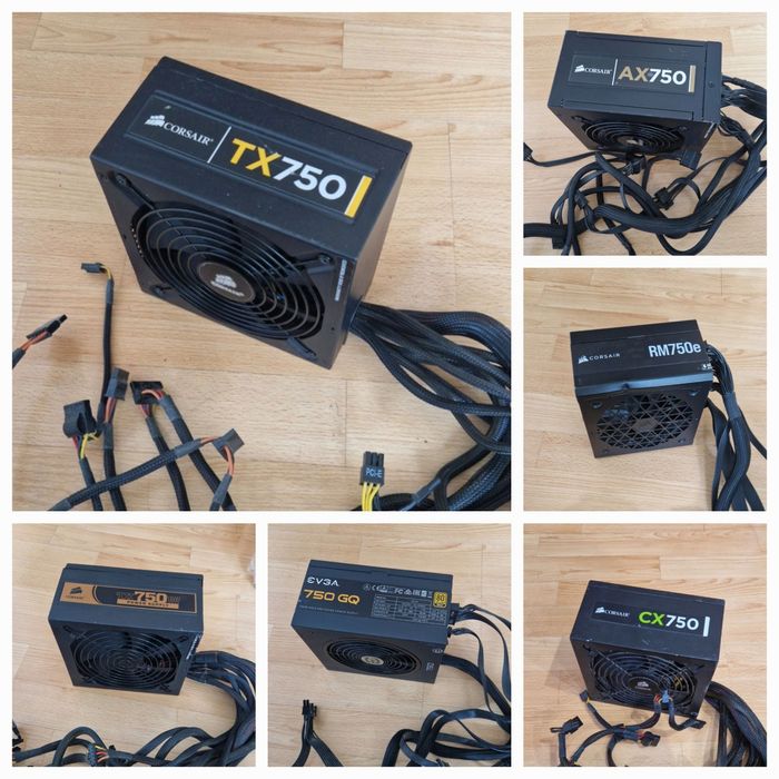 850W 750W 650W 550W 450W Якісні брендові блоки живлення Протестовані повністю робочі Стан гарний