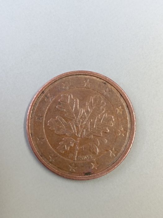 Moeda rara de 2 cêntimos de 2003