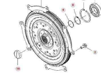 Fendt 930 933 936 939 942 Vario Gen 6 Amortyzator Hydrauliczny Wału Napędowego CZĘŚCI E530101420310