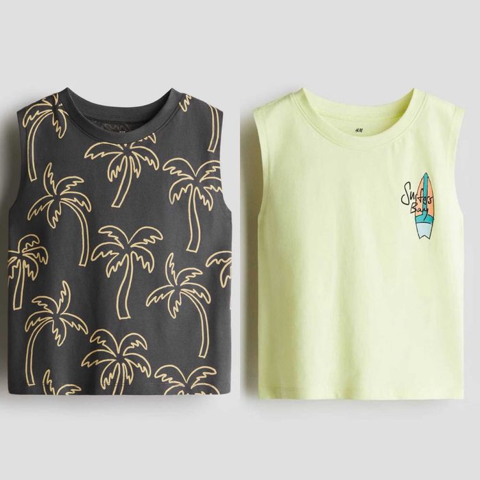 Майки пляжні дитячі від h&m ріст від 110 до 140 см