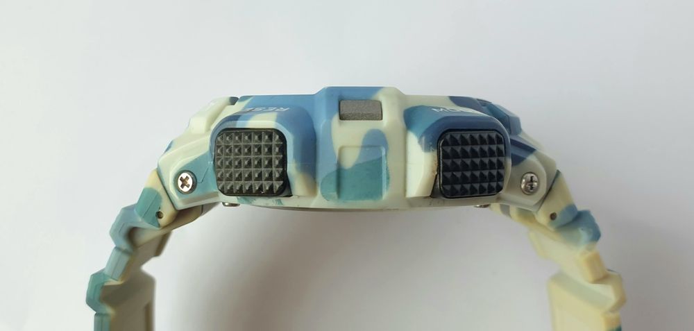 Zegarek Q&Q digital military blue camo alarm wr100 qq