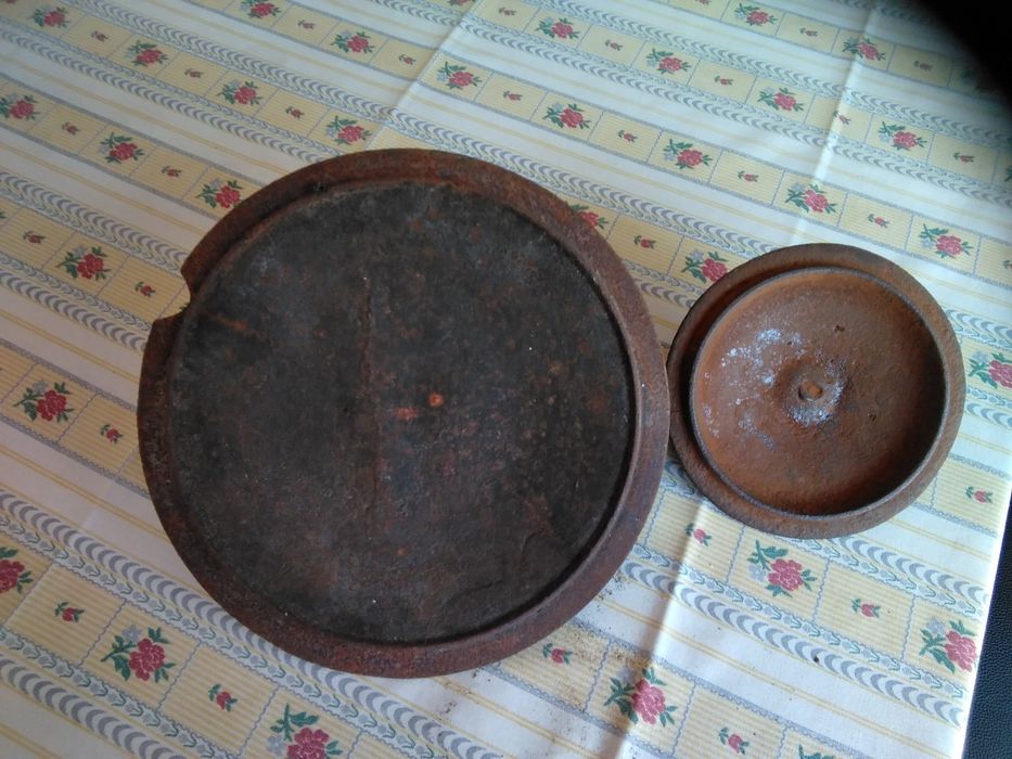 Tampas panelas de ferro