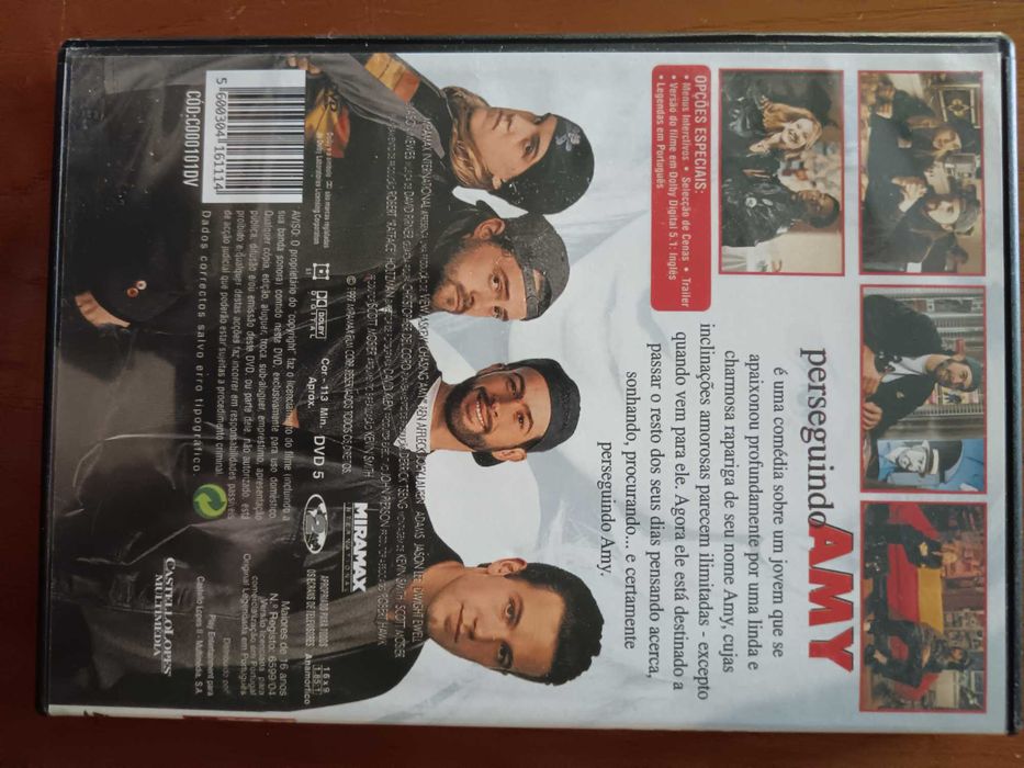 filme dvd original - perseguindo amy