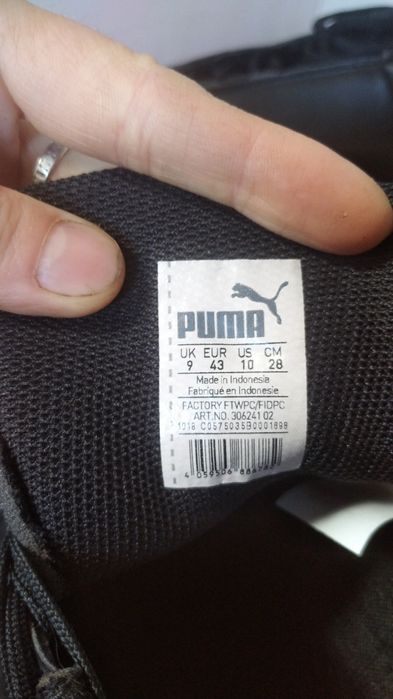 Чоловічі кросівки Puma black 43 розмір