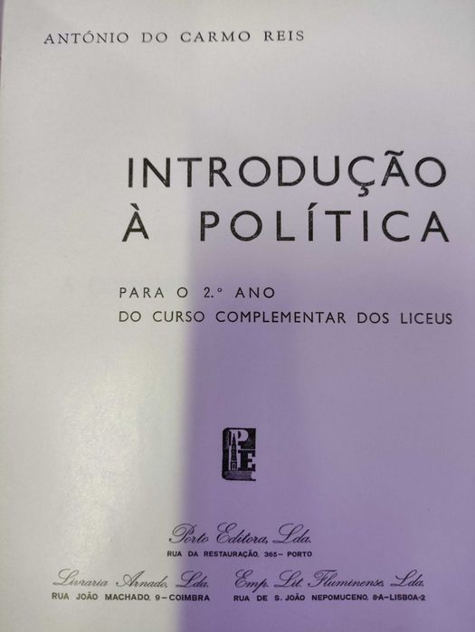 2 Livros Introdução à Política