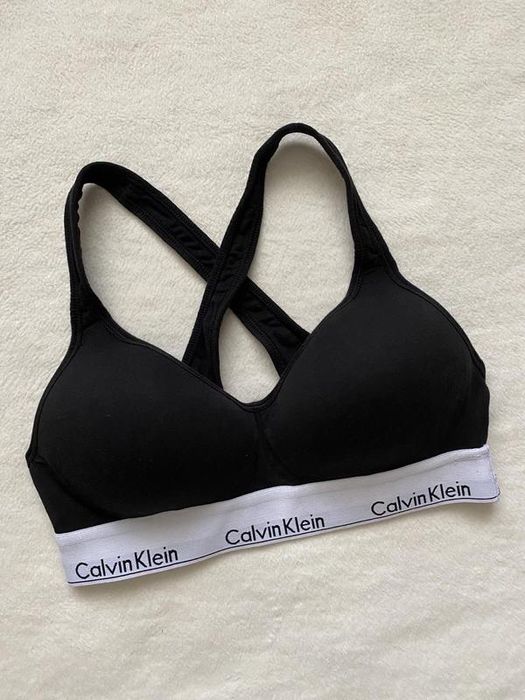Бюстгальтер-топ жіночий чорний calvin klein