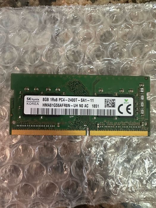 Memória RAM de 8GB
