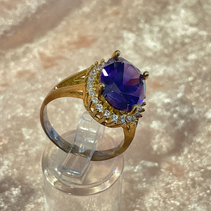 Anel em prata 925 com banho de ouro T,20 mm/ Mais anúncios abaixo