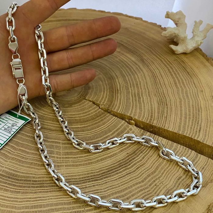 Срібний ланцюжок 100г чоловічий, мужская серебряная цепочка 925