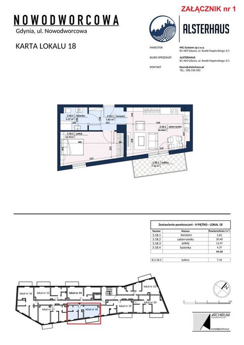 2 pok. - 44,61 m² Gotowe do Odbioru Gdynia Wielki Kack Nowodworcowa - View 2