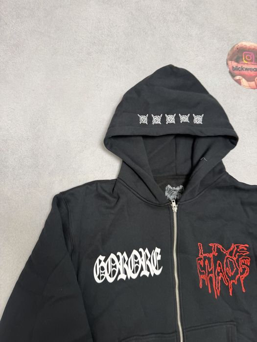 зип худи мерч Chrome Hearts agreat zip hoodie