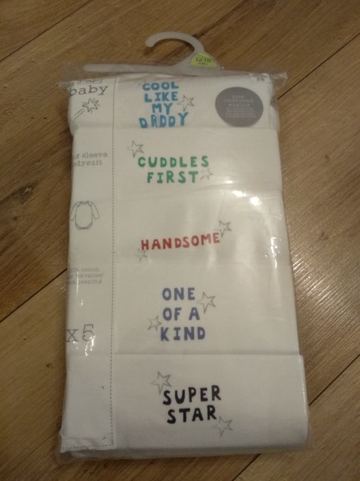 NOWE body długi rękaw f&f 86 komplet zestaw