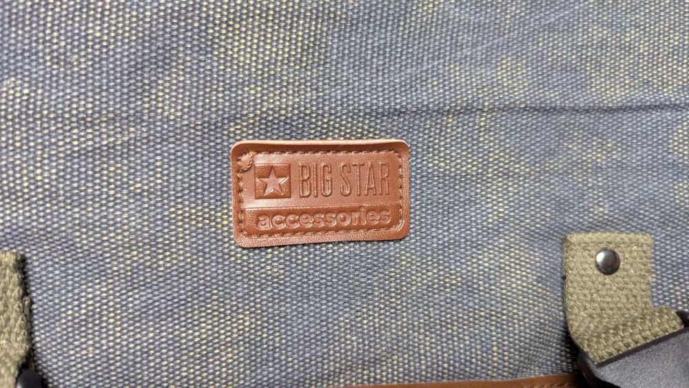 Torba Big star na ramię, pomieści książki i laptopa