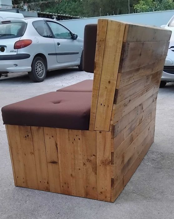 Sofá em Paletes Artesanal Extensivel - 130€ Negociáveis