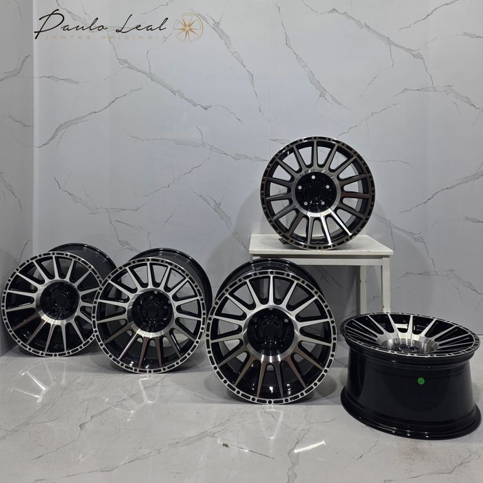 5 Jantes 17" Compatíveis Black Rhino off road 4x4 Jeep Wrangler 5x127