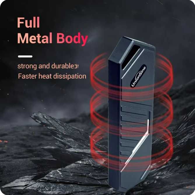 Зовнішня кишеня UnionSine 10Gbps M.2 NVMe SSD to USB 3.2 адаптер