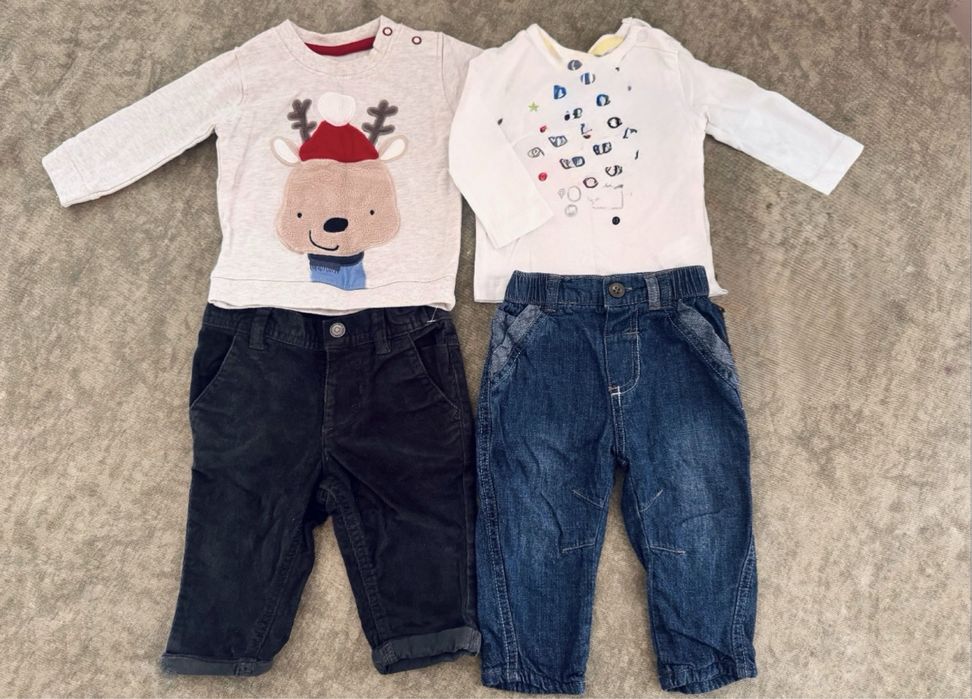 Боді сліпи ромпери костюми кофта  штанці піжама одяг 0-3-6-9 вишиванка