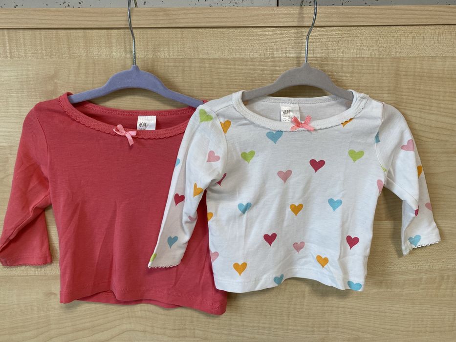 Komplet 2xbluzka i 2x spodenki H&M 56
