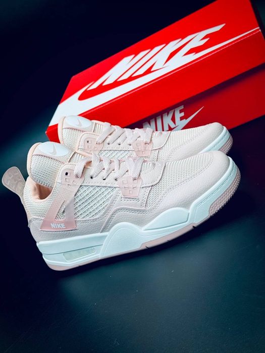 Nike aura 4 Pink /кросівки шкіряні жіночі/ рожеві найк аура 4