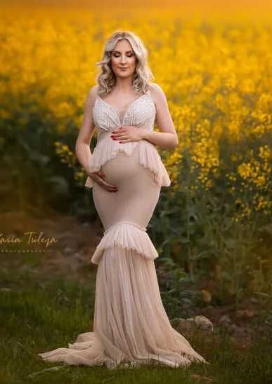 Sprzedam sukienkę do sesji ciążowej